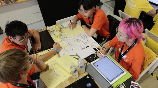 An invention showdown unfolds as teams brainstorm, design and build product ideas and pitch their prototype to a team of judges.